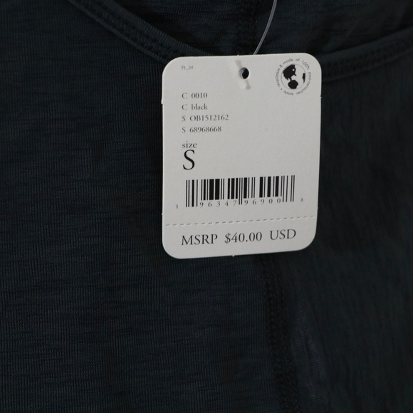 Free People - FP Movement Not So Fast Tank Black / Gray Small NEW - Picture 4 of 4